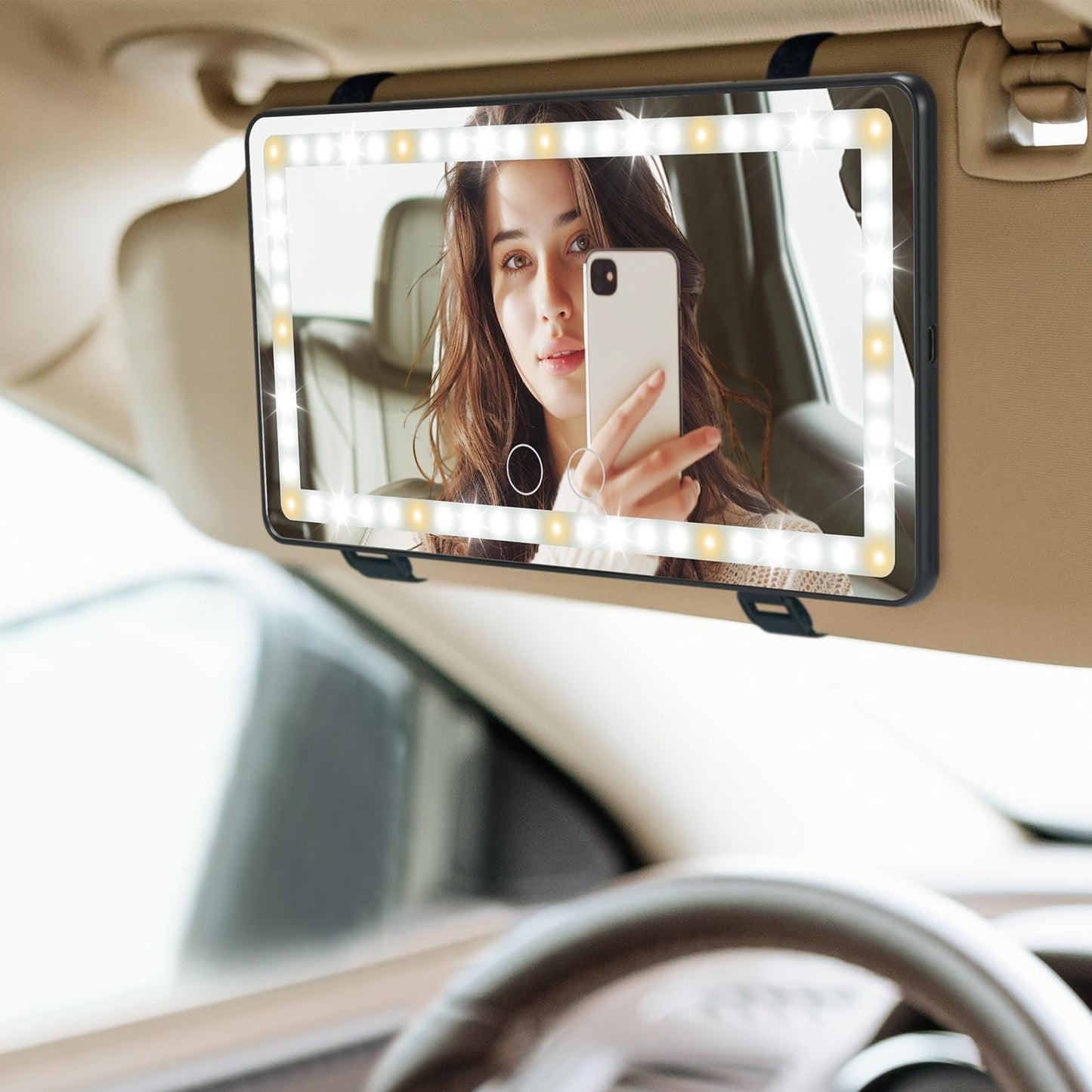 🔥SUMMER HOT SALE 50% OFF🔥Sun Visor Makeup Mirror
