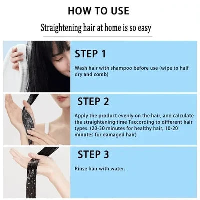 ✨Last Day Save 61%✨ Silk & Keratin Hair Straightening Cream