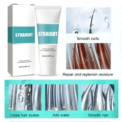 ✨Last Day Save 61%✨ Silk & Keratin Hair Straightening Cream