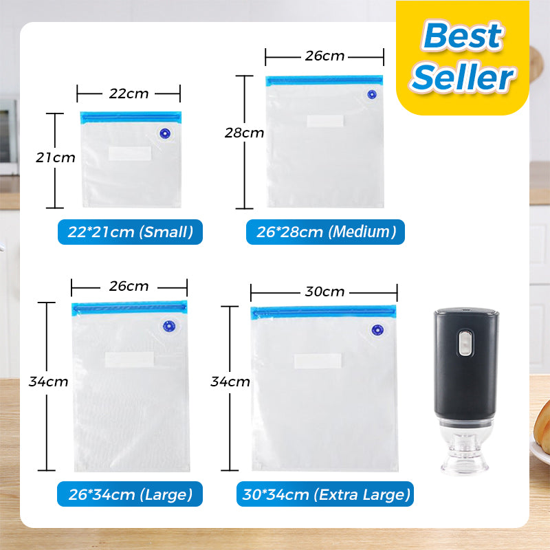 🔥2025 Big Sale 50% OFF🔥Kitchen Vacuum Sealer Bag Set