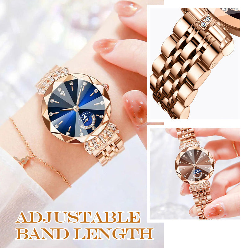 ⏳FLASH SALE! 50% OFF! 🔥Women's Fashionable Diamond Moon Star Watch