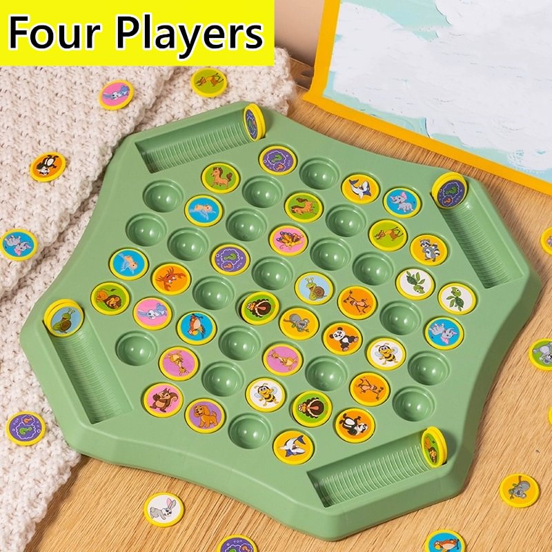🎁Kids' 2-Player Animal Flip Chess