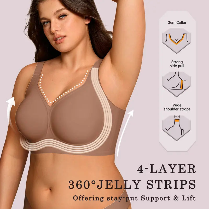 👙LAST DAY PROMOTION - 50%OFF 👙Women's Seamless Full Coverage Wireless Bra - Ultra-Soft Support & Invisible Comfort for Everyday Wear 🌸💫