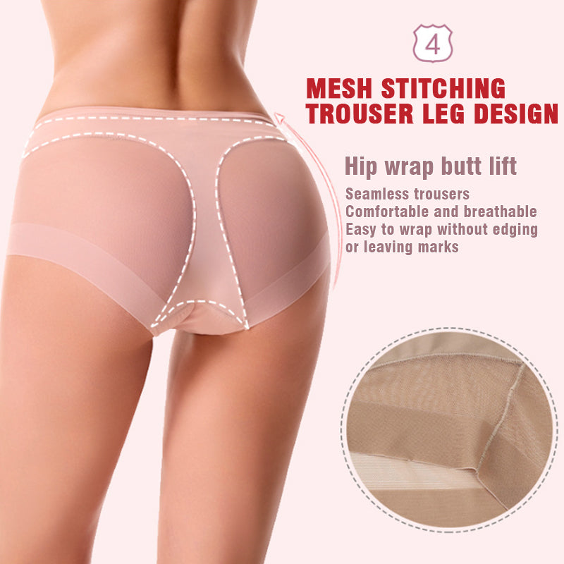 ⏳High Waist Ice Silk Seamless Shaping Briefs