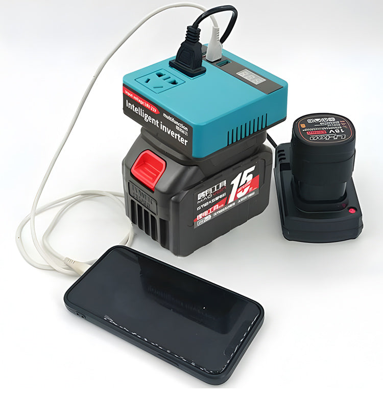 🔥Winterangebot 59% RABATT🧰️Smart Wechselrichter mit Lithium-Batterie