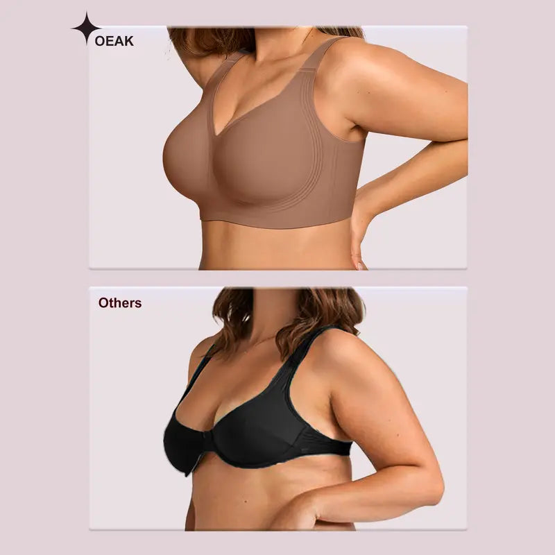 👙LAST DAY PROMOTION - 50%OFF 👙Women's Seamless Full Coverage Wireless Bra - Ultra-Soft Support & Invisible Comfort for Everyday Wear 🌸💫