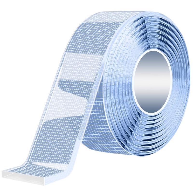 š„š„Transparent nano magic tape that leaves no residue, reusable double-sided handle