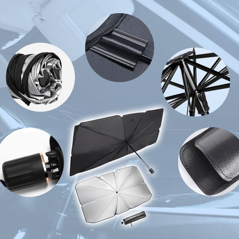✨Summer Hot Sale☀️Car Windshield Sun Shade Umbrella