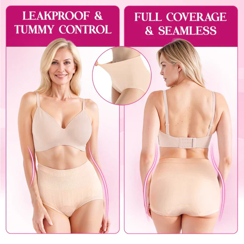 💞CLEARANCE SALE 70% OFF- Leakproof High-Waist Tummy-Control Butt-Lifting Panties