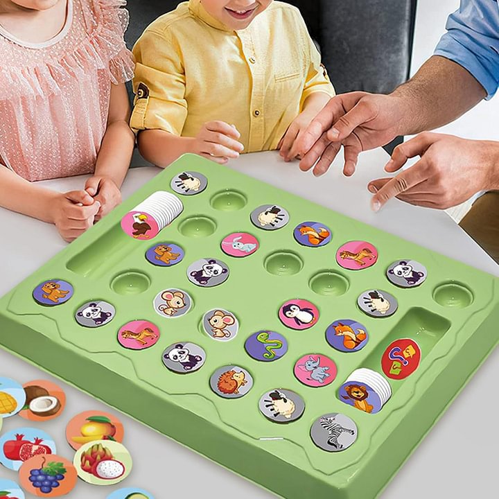 🎁Kids' 2-Player Animal Flip Chess