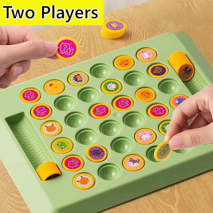 🎁Kids' 2-Player Animal Flip Chess