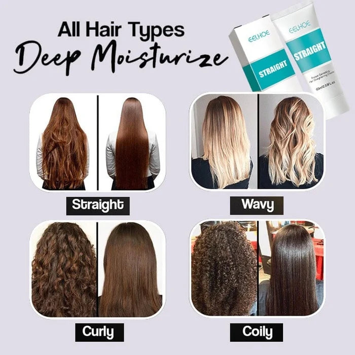 ✨Last Day Save 61%✨ Silk & Keratin Hair Straightening Cream