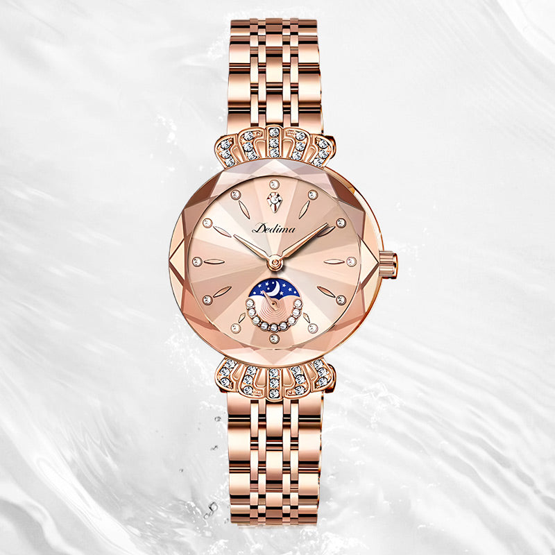 ⏳FLASH SALE! 50% OFF! 🔥Women's Fashionable Diamond Moon Star Watch