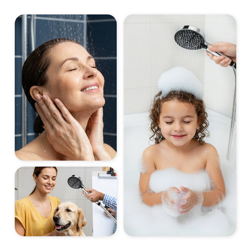 🚿 50% OFF NOW! ✨ High-Pressure Rainfall Shower Head - 360° Adjustable Angle, Easy-Clean Nozzles & Universal Fit for Refreshing Showers 💦📦