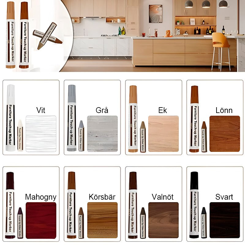 Wood Restoration Kit - Choose from 6/8 Colours