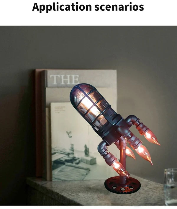 š LAST DAY 51% OFF ! ! Steampunk Rocket Lamp