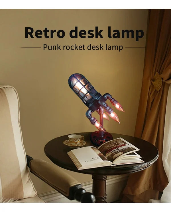 š LAST DAY 51% OFF ! ! Steampunk Rocket Lamp
