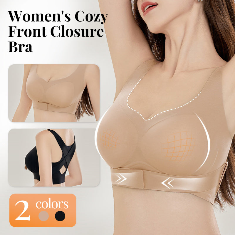 đ„Time-limited special offerđWomen's Cozy Seamless Push Up Front Closure Brađ