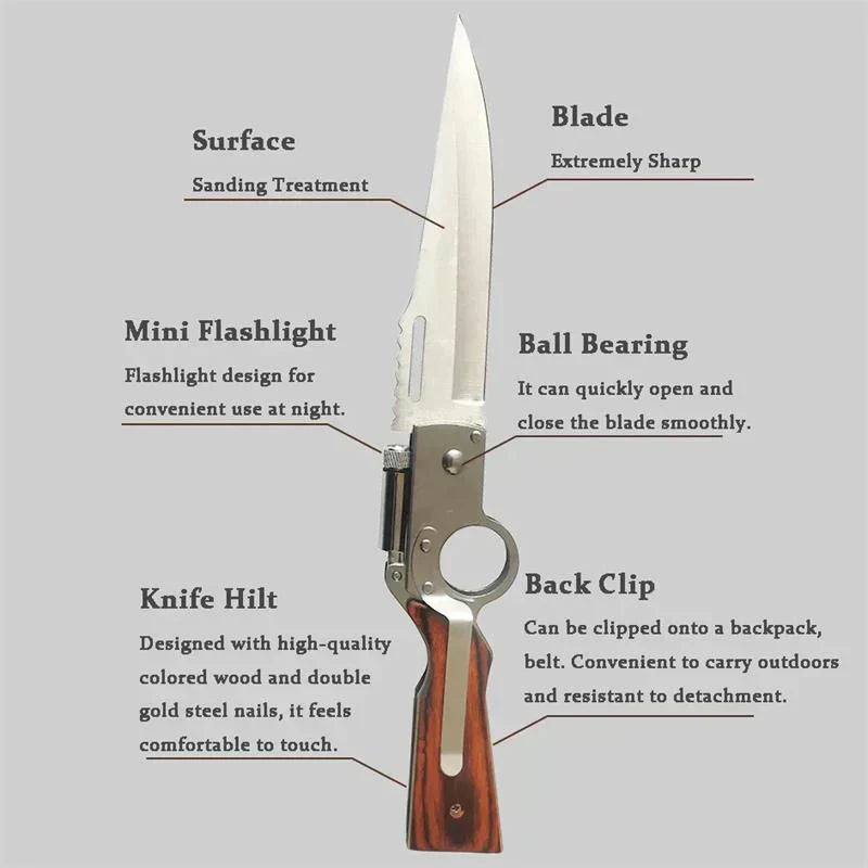š„The new 2025 model is online!š 50% off for a limited timeā³Outdoor Stainless Steel Portable Floding Knife