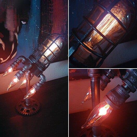 š LAST DAY 51% OFF ! ! Steampunk Rocket Lamp