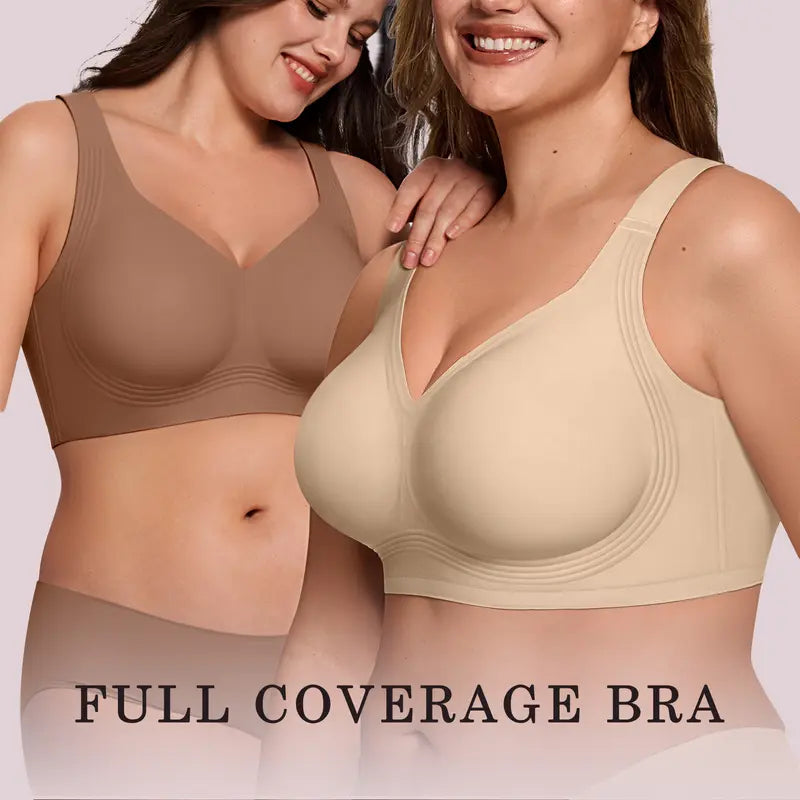 👙LAST DAY PROMOTION - 50%OFF 👙Women's Seamless Full Coverage Wireless Bra - Ultra-Soft Support & Invisible Comfort for Everyday Wear 🌸💫
