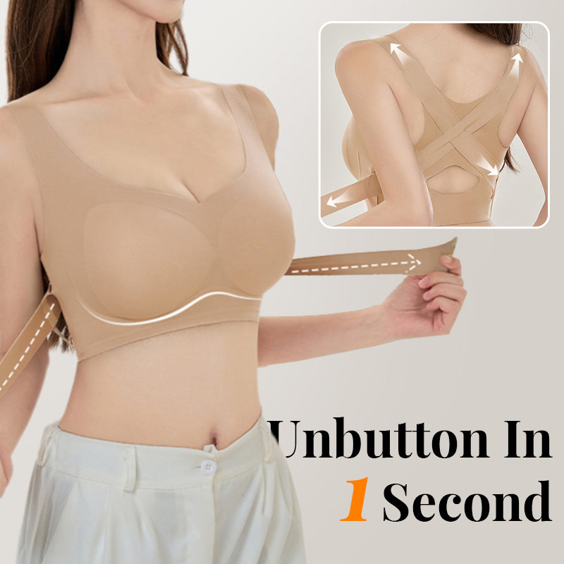 đ„Time-limited special offerđWomen's Cozy Seamless Push Up Front Closure Brađ