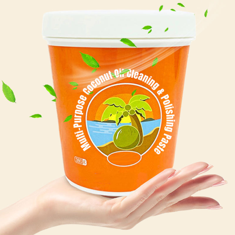 🔥New Hot Selling❤️🔥 Multi-Purpose Coconut Oil Cleaning & Polishing Paste