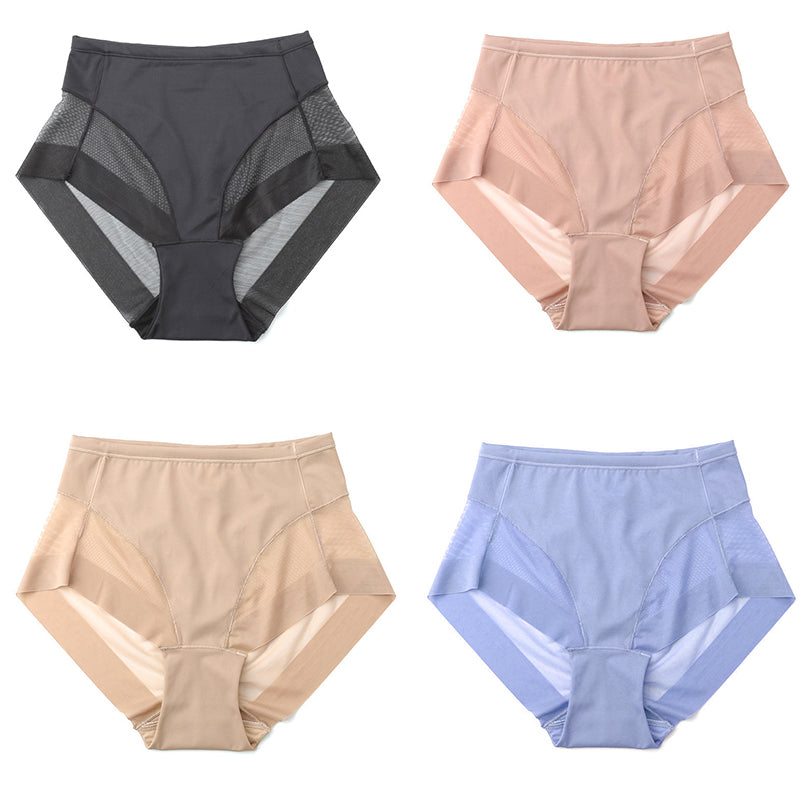 ⏳High Waist Ice Silk Seamless Shaping Briefs