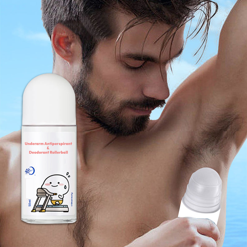 🔥Hot selling🔥Summer 2025 Newest🎉Underarm Antiperspirant Deodorant Rollerball💥Buy 3 get 2 free (5 pieces)