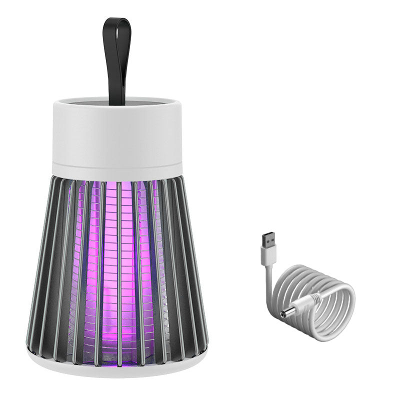 Portable indoor and outdoor insect exterminator - trap for flies and mosquitoes
