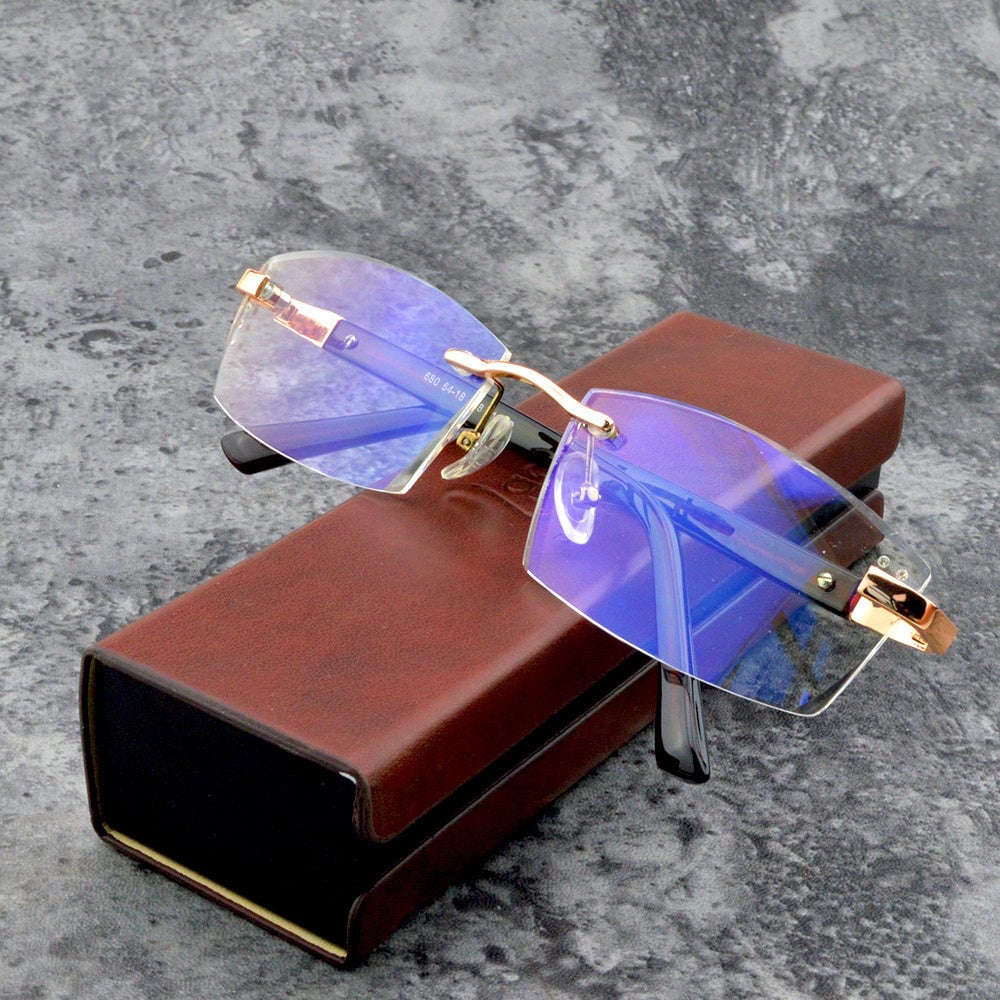 Sapphire high hardness✨Anti blue progressive Far And Near Dual-Use Reading Glasses
