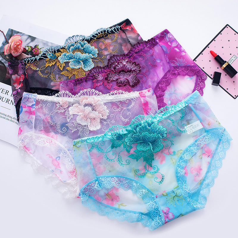 🎉 Last In Stock🎉Antibacterial Cotton Panty With Lace Embroidery