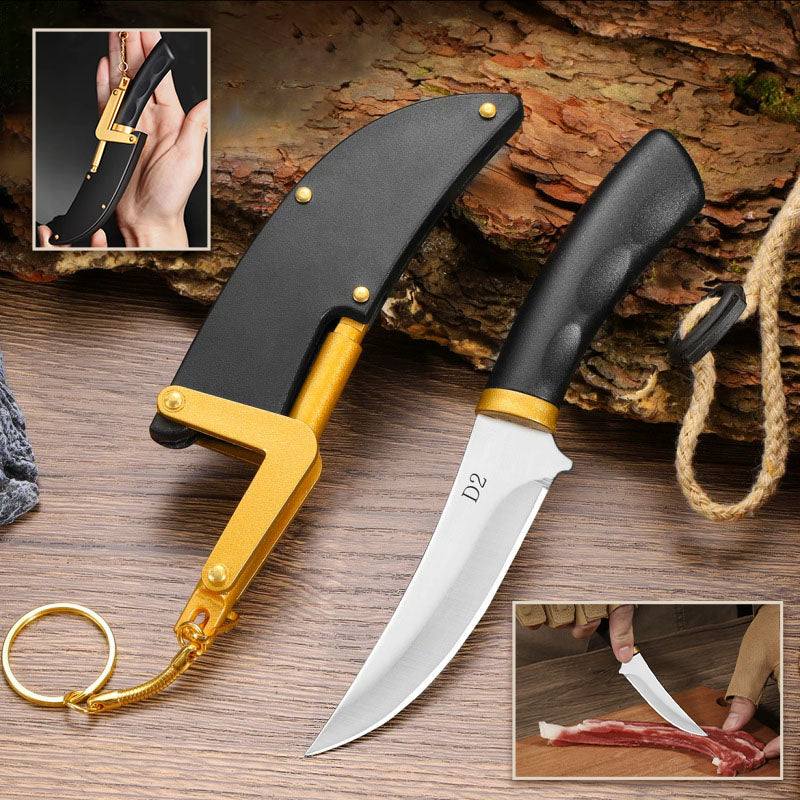 🔥Limited time 50% off🔥Multipurpose Outdoor Portable Fruit Knife with Sheath(The more you buy, the higher the discount)