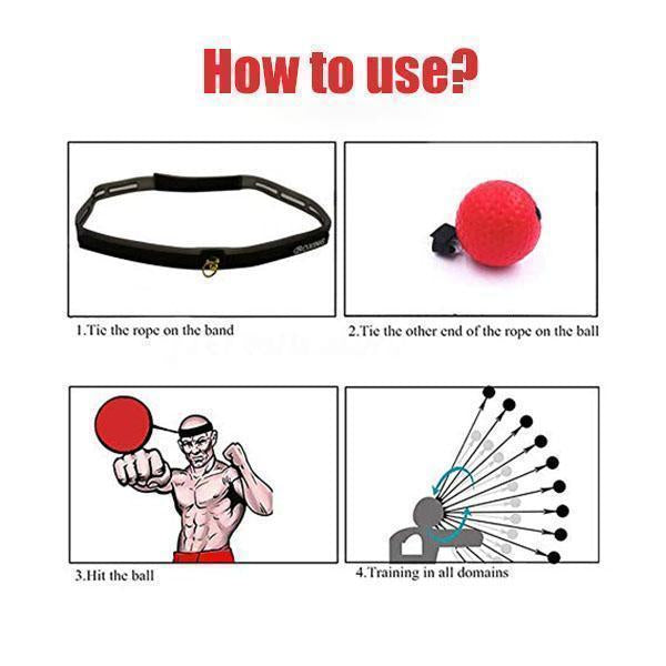 š„Boxing Reflex Ball Headband