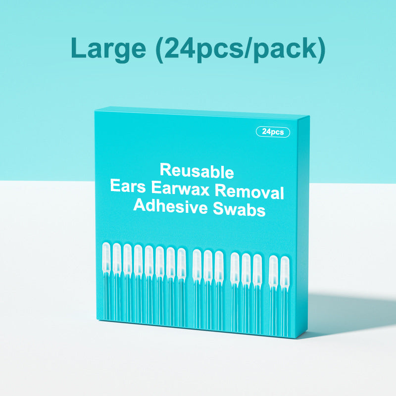 🔥2025 HOT SALE🔥 Reusable Earwax Removal Adhesive Swabs