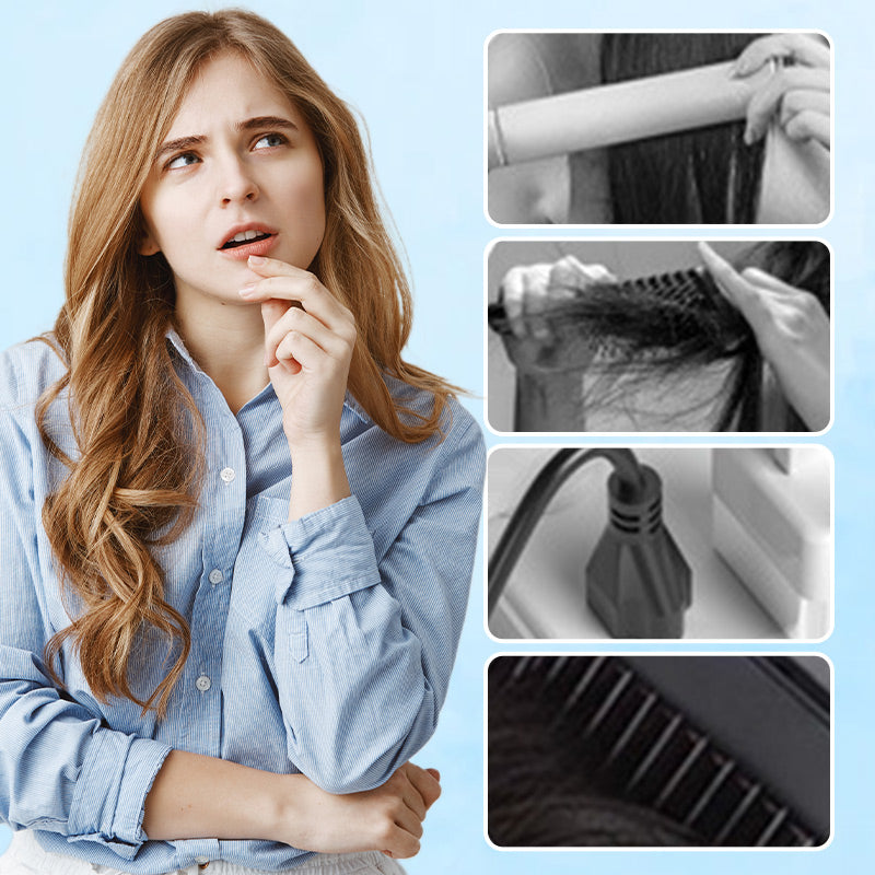 🔥2025 New Arrival🔥 2-in-1 Rechargeable Long-lasting Straightening Comb