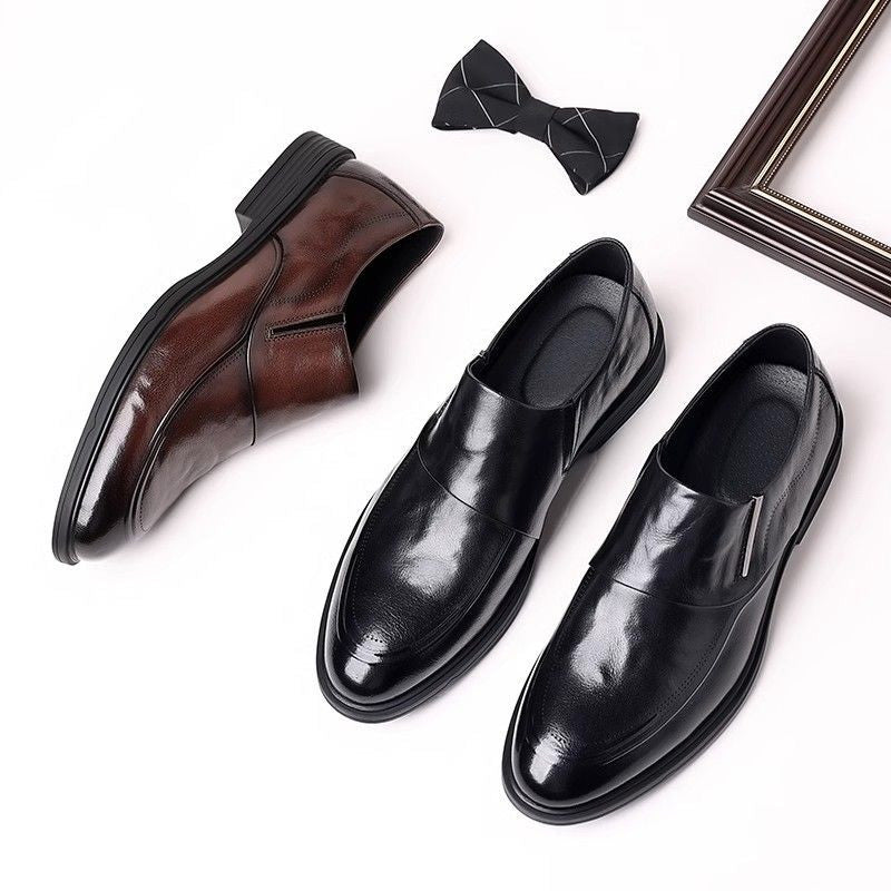 🔥2025 New Arrival 🎁Men's Business Casual Slip-On PU Leather Shoes👞