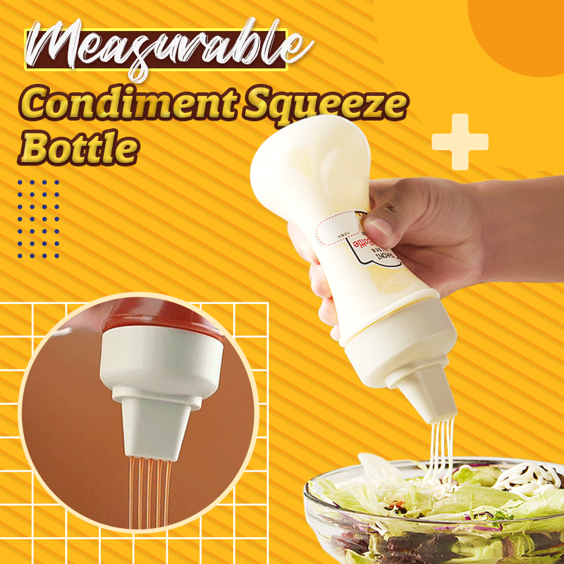 💖2025 Hot Sale💖 Measurable Condiment Squeeze Bottle