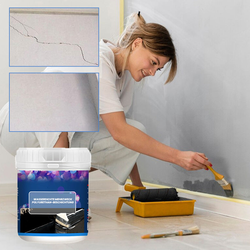 🔥New Hot Selling❤️🔥 Waterproof multi-purpose polyurethane coating,Lasting Protection, Safeguard Every Inch of Your Space! 💧🏡