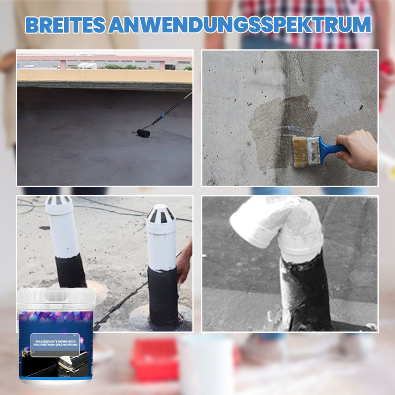 🔥New Hot Selling❤️🔥 Waterproof multi-purpose polyurethane coating,Lasting Protection, Safeguard Every Inch of Your Space! 💧🏡