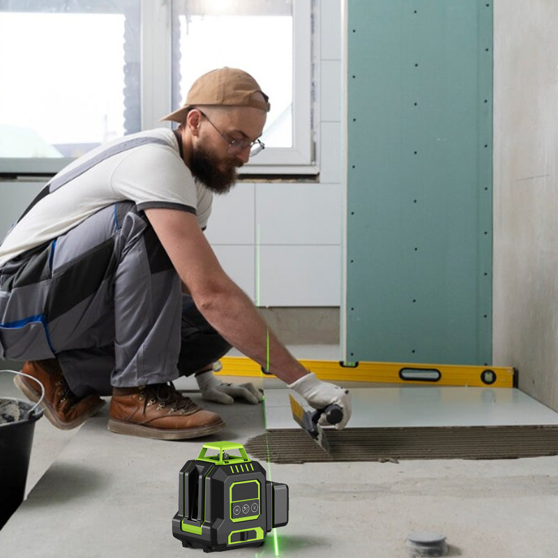 ✨LAST DAY SALE 49 OFF✨ 360° Green Beam Self-Leveling Laser Level