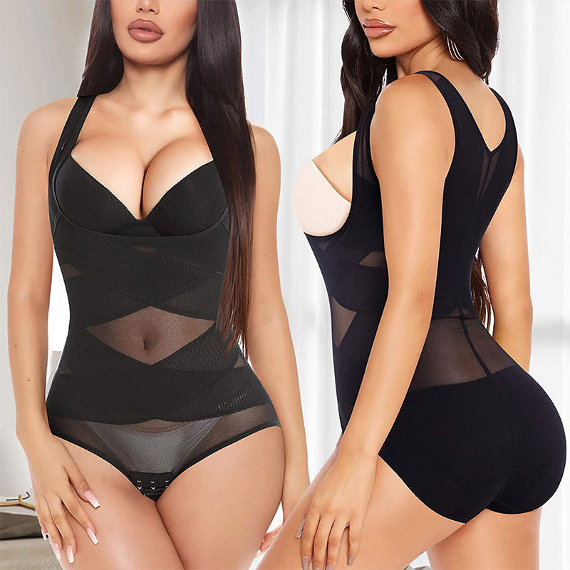đWomen's Lightweight Mesh Yoga Bodysuit Shaperđ
