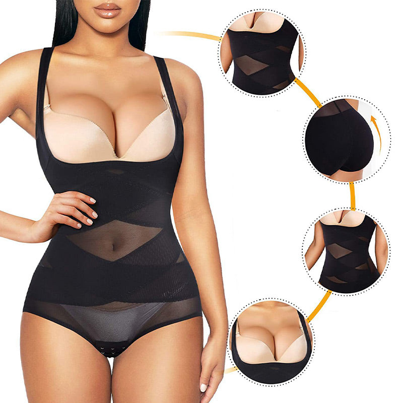 đWomen's Lightweight Mesh Yoga Bodysuit Shaperđ