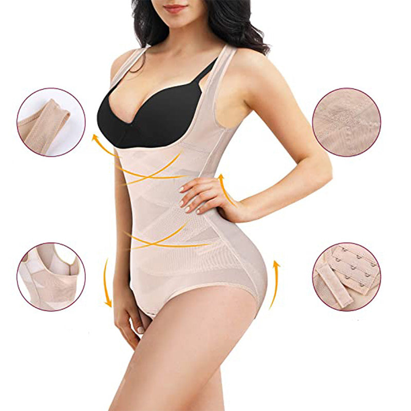 đWomen's Lightweight Mesh Yoga Bodysuit Shaperđ