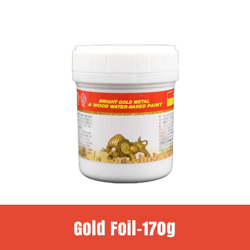 Bright Gold Metal & Wood Water-Based Paint