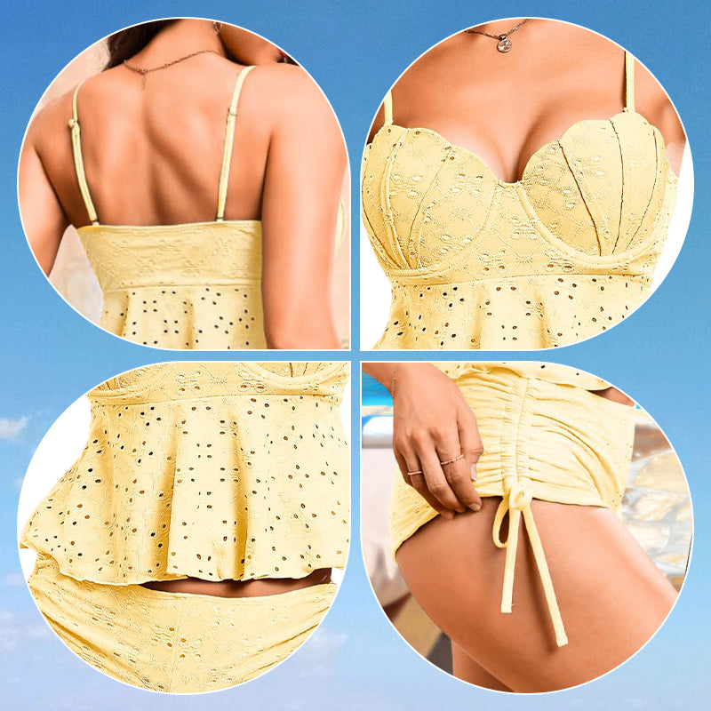 💖HOT SALE 49% OFF💖 Women‘s Push-Up Tankini Swimsuits with Boyshorts