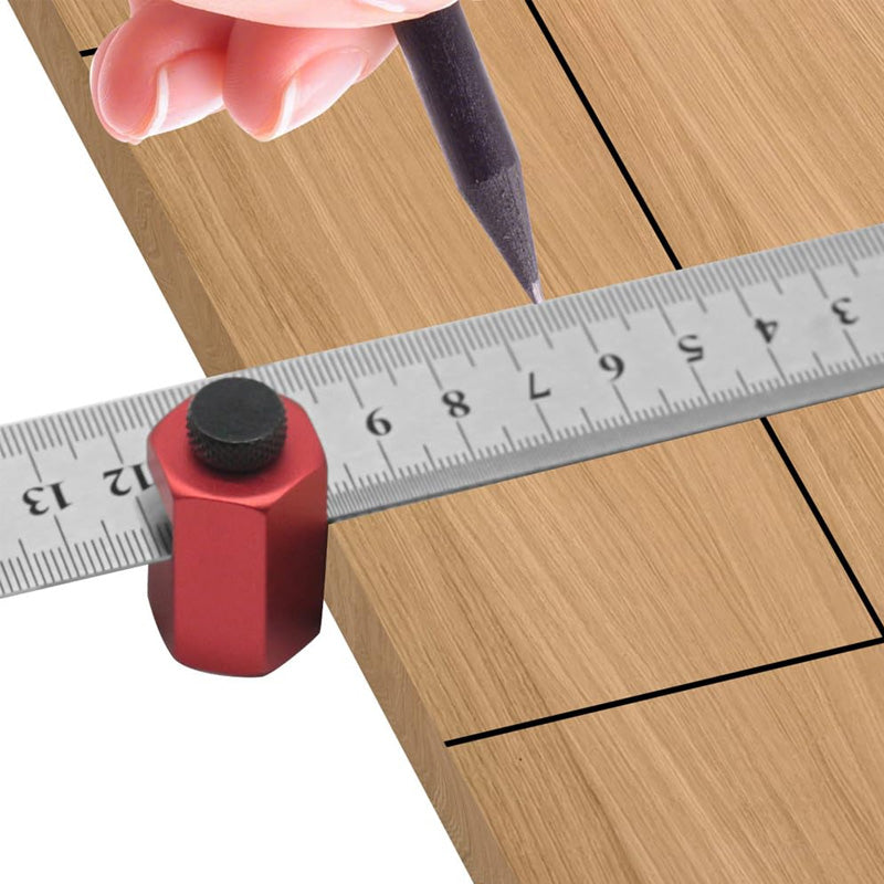 High Accuracy Aluminum Alloy Hexagonal Stair Gauge Jigs for Woodworking