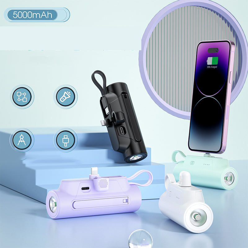 ⚡Limited Time 40% Off - Multi-function Portable Charger with Cable