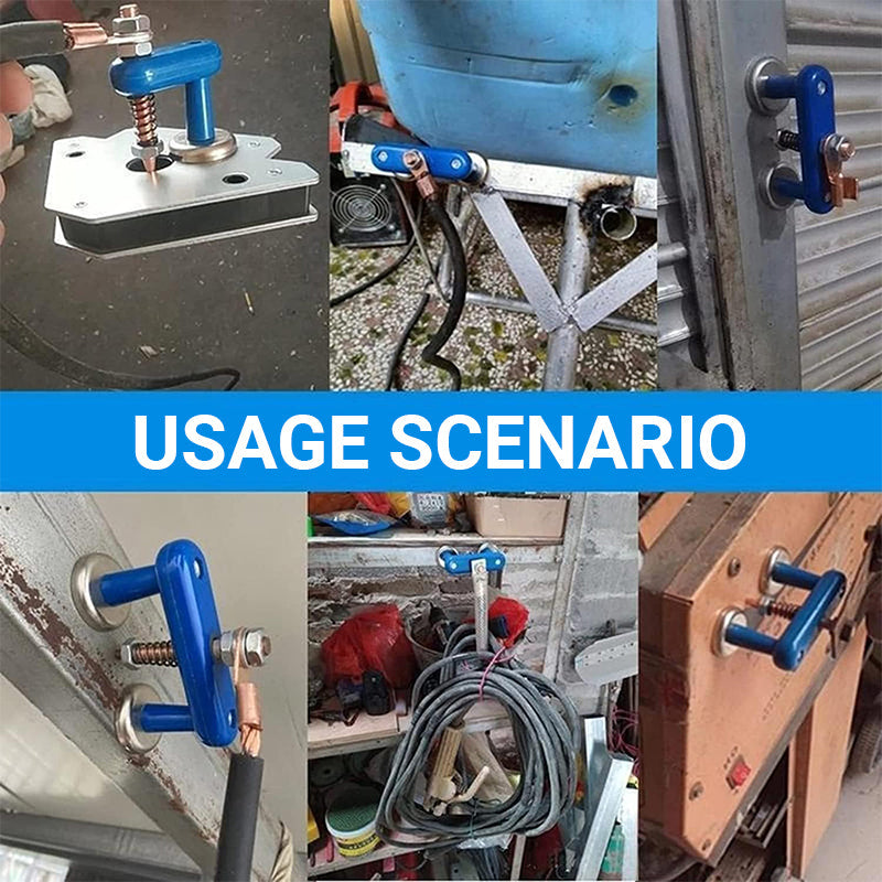Heavy-Duty Magnetic Welding Ground Clamp