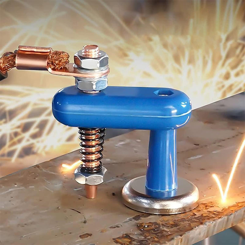 Heavy-Duty Magnetic Welding Ground Clamp